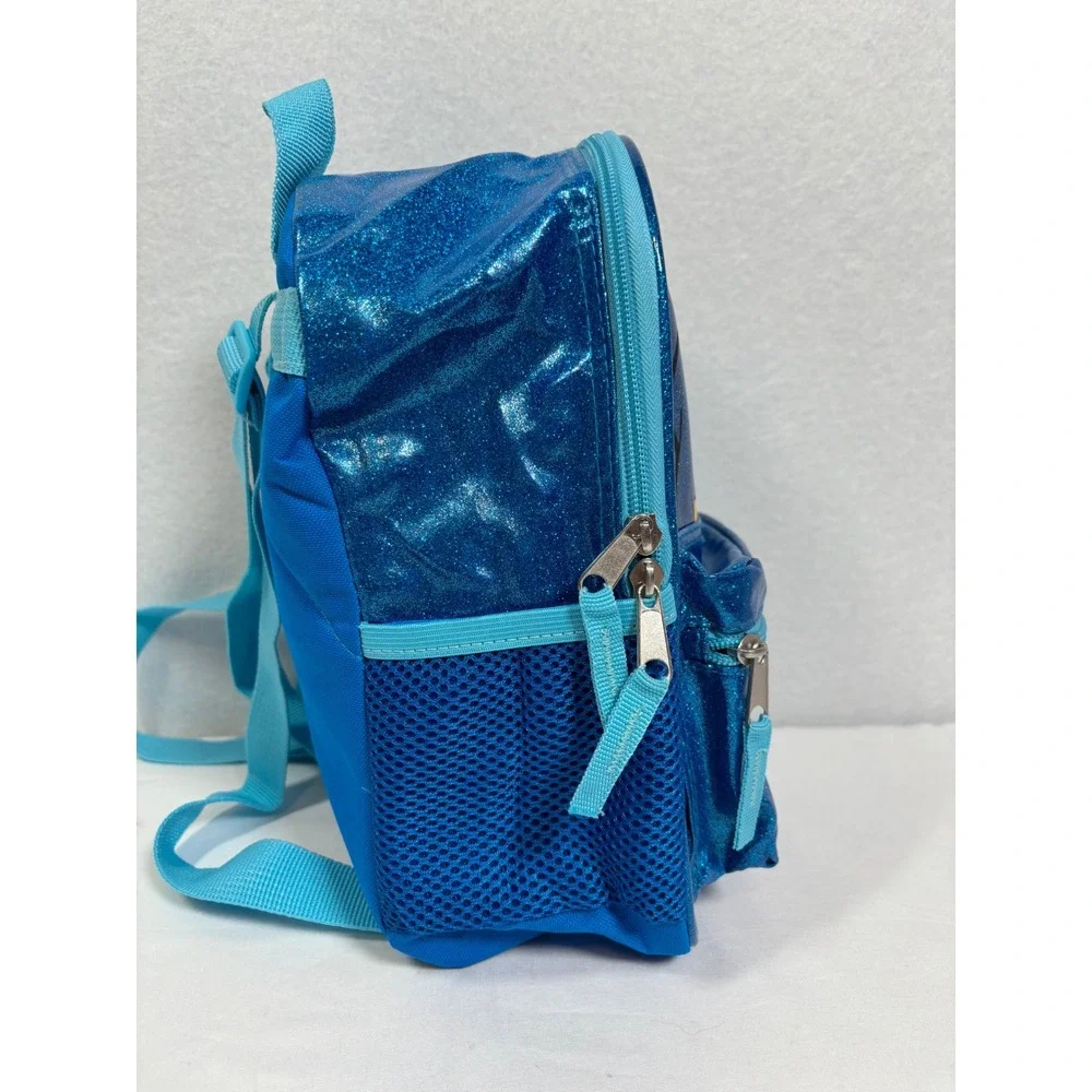 Sonic the Hedgehog Blue Glitter Mini Backpack Knuckles Tails SEGA Accessory
